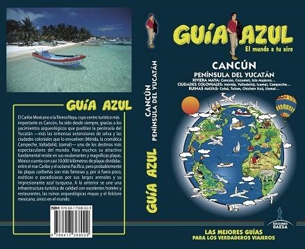 CANCÚN Y PENÍNSULA DEL YUCATÁN(GUIA AZUL.EDICION 2019) | 9788417368029 | Llibreria Geli - Llibreria Online de Girona - Comprar llibres en català i castellà