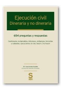 EJECUCIÓN CIVIL.DINERARIA Y NO DINERARIA | 9788417414481 | ACHÓN BRUÑÉN, MARÍA JOSÉ | Llibreria Geli - Llibreria Online de Girona - Comprar llibres en català i castellà