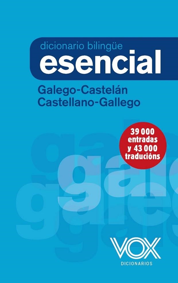 DICCIONARIO ESENCIAL GALEGO-CASTELÁN / CASTELLANO-GALLEGO | 9788499743134 | Libreria Geli - Librería Online de Girona - Comprar libros en catalán y castellano