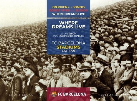 FC BARCELONA STADIUMS.1899-2019.DONDE VIVEN LOS SUEÑOS | 9788417760199 | SOBREQUÉS CALLICÓ,JAUME/SEFCIK,JULIUS | Llibreria Geli - Llibreria Online de Girona - Comprar llibres en català i castellà