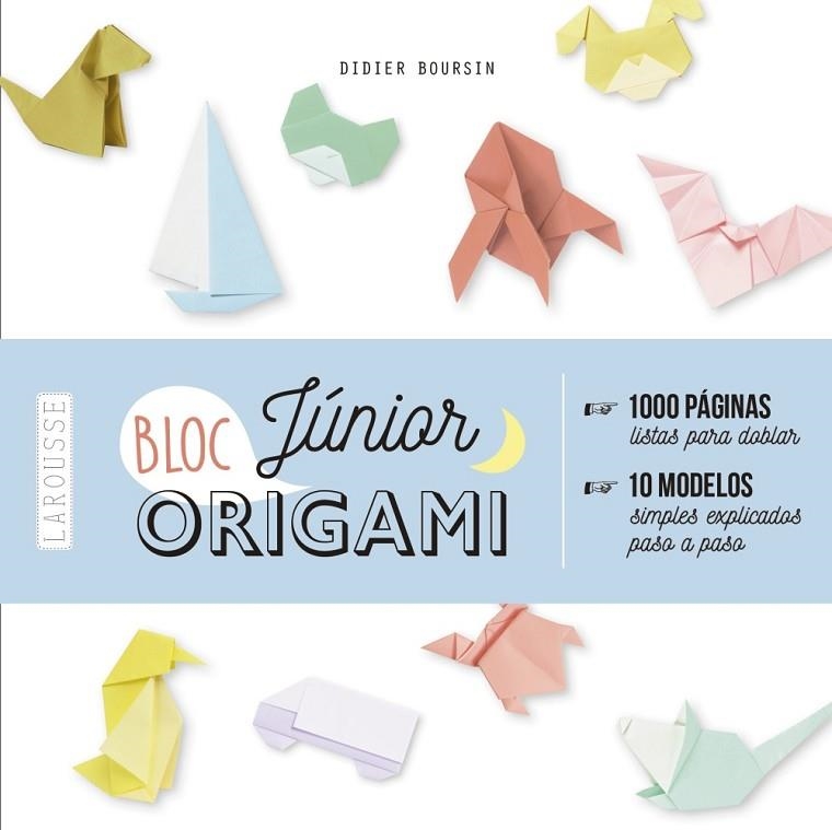 ORIGAMI BLOC JÚNIOR | 9788417720124 | BOURSIN,DIDIER | Llibreria Geli - Llibreria Online de Girona - Comprar llibres en català i castellà