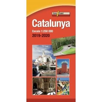 MAPA CATALUNYA 2019-2020(ESCALA1:250.000) | 9788415237303 | Llibreria Geli - Llibreria Online de Girona - Comprar llibres en català i castellà