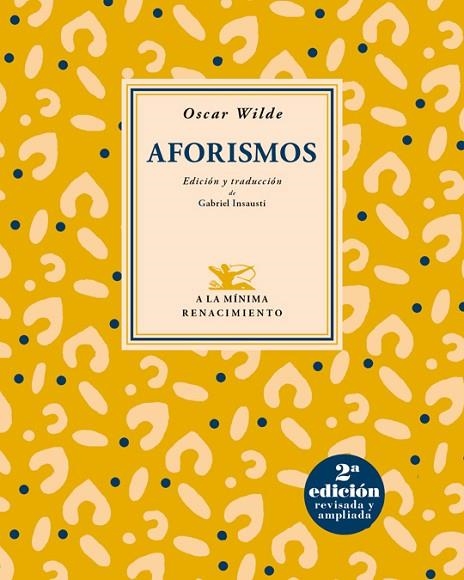 AFORISMOS | 9788417550943 | WILDE,OSCAR | Llibreria Geli - Llibreria Online de Girona - Comprar llibres en català i castellà