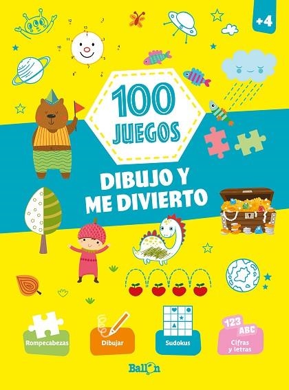 100 JUEGOS - DIBUJO Y ME DIVIERTO +4 | 9789403212999 | Llibreria Geli - Llibreria Online de Girona - Comprar llibres en català i castellà