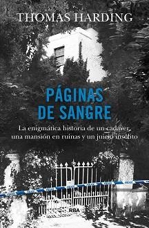 PÁGINAS DE SANGRE | 9788491872368 | HARDING,THOMAS | Llibreria Geli - Llibreria Online de Girona - Comprar llibres en català i castellà