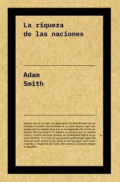 LA RIQUEZA DE LAS NACIONES | 9788417893965 | SMITH,ADAM | Llibreria Geli - Llibreria Online de Girona - Comprar llibres en català i castellà