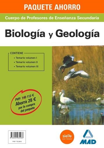 BIOLOGÍA Y GEOLOGÍA CUERPO DE PROFESORES DE ENSEÑANZA SECUNDARIA(PAQUETE AHORRO) | 9788490935088 | Llibreria Geli - Llibreria Online de Girona - Comprar llibres en català i castellà