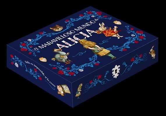 CAJA MARAVILLOSO MUNDO DE ALICIA.INCLUYE: 2 LIBROS, LIBRETA, 5 POSTALES Y UN IMÁN | 9788417430863 | CARROLL,LEWIS | Llibreria Geli - Llibreria Online de Girona - Comprar llibres en català i castellà