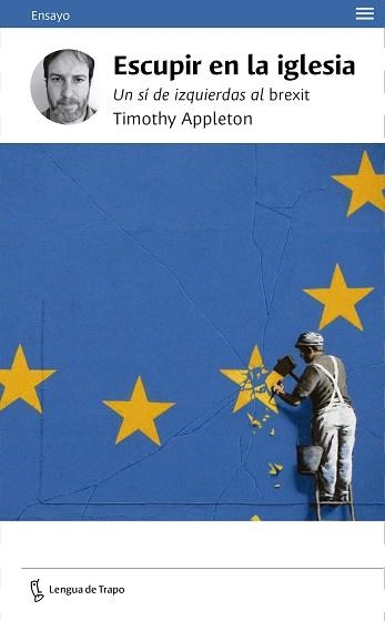 ESCUPIR EN LA IGLESIA.UN SÍ DE IZQUIERDAS AL BREXIT | 9788483812464 | APPLETON,TIMOTHY | Llibreria Geli - Llibreria Online de Girona - Comprar llibres en català i castellà