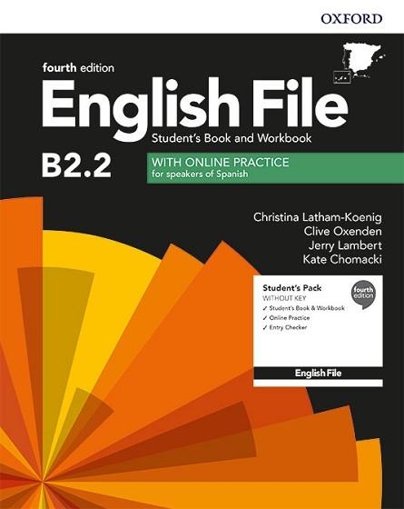 ENGLISH FILE STUDENT'S BOOK AND WORKBOOK WITHOUT KEY PACK(4TH EDITION B2.2) | 9780194039437 | VARIOS AUTORES | Libreria Geli - Librería Online de Girona - Comprar libros en catalán y castellano