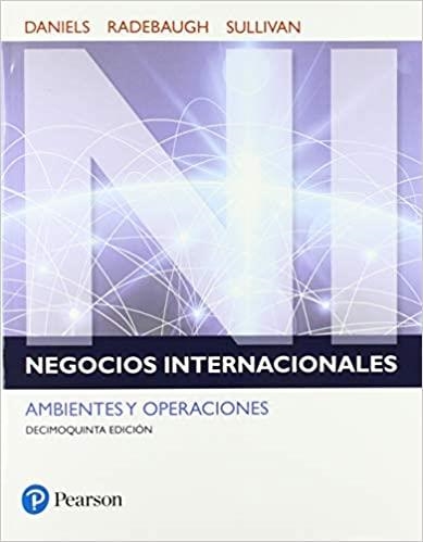 NEGOCIOS INTERNACIONALES.AMBIENTES Y OPERACIONES(15ª EDICIÓN) | 9786073243339 | DANIELS,JOHN D. | Llibreria Geli - Llibreria Online de Girona - Comprar llibres en català i castellà