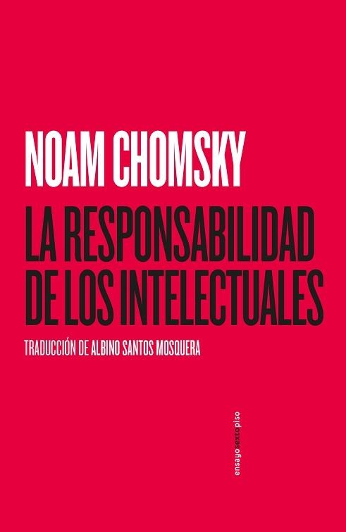 LA RESPONSABILIDAD DE LOS INTELECTUALES | 9788418342028 | CHOMSKY,NOAM | Llibreria Geli - Llibreria Online de Girona - Comprar llibres en català i castellà