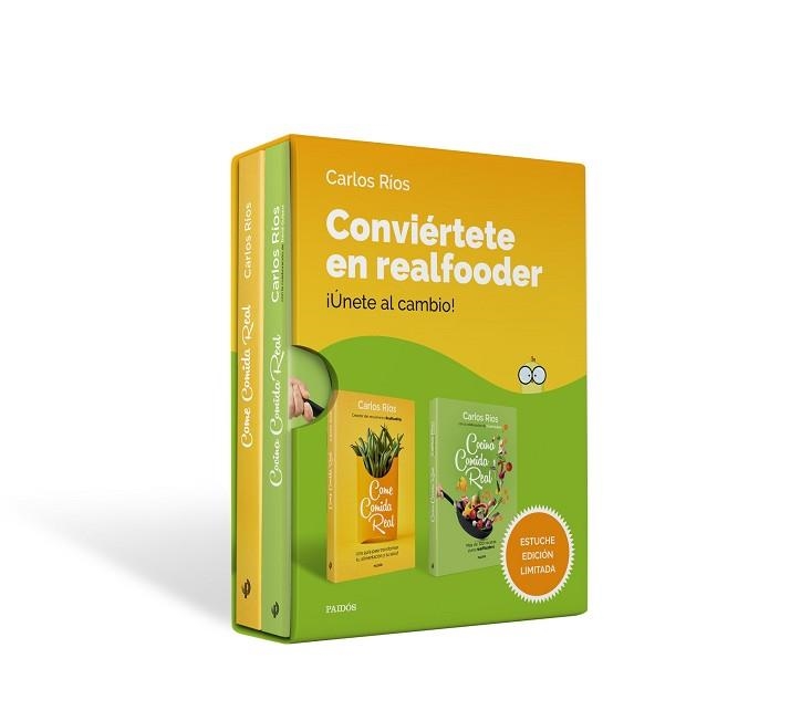 CONVIÉRTETE EN REALFOODER(PACK) | 9788449337710 | RÍOS,CARLOS | Llibreria Geli - Llibreria Online de Girona - Comprar llibres en català i castellà