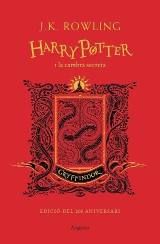 HARRY POTTER I LA CAMBRA SECRETA (GRYFFINDOR) | 9788417879600 | ROWLING,J.K. | Llibreria Geli - Llibreria Online de Girona - Comprar llibres en català i castellà