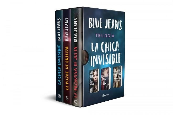 ESTUCHE TRILOGÍA LA CHICA INVISIBLE | 9788408234647 | BLUE JEANS | Llibreria Geli - Llibreria Online de Girona - Comprar llibres en català i castellà