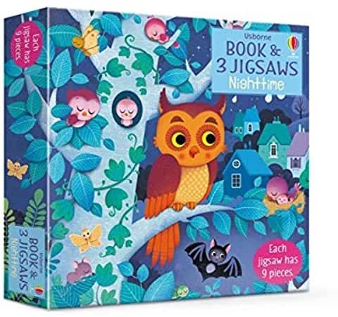 NIGHT TIME(USBORNE BOOK AND JIGSAWS) | 9781474988773 | Llibreria Geli - Llibreria Online de Girona - Comprar llibres en català i castellà