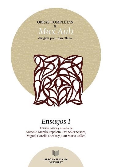 MAX AUB.OBRAS COMPLETAS(VOLUMEN-10/ENSAYOS-1) | 9788491921103 | AUB,MAX | Llibreria Geli - Llibreria Online de Girona - Comprar llibres en català i castellà