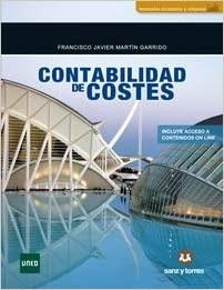 CONTABILIDAD DE COSTES | 9788417765323 | MARTÍN GARRIDO, FRANCISCO JAVIER | Llibreria Geli - Llibreria Online de Girona - Comprar llibres en català i castellà