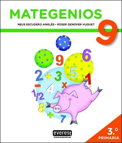 MATEGENIOS 9 | 9788428343800 | ESCUDERO ANGLÈS,NEUS/GENOVER HUGUET,ROSER | Libreria Geli - Librería Online de Girona - Comprar libros en catalán y castellano