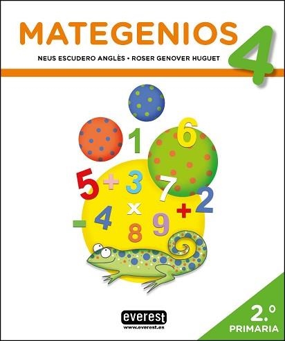 MATEGENIOS 4 | 9788428343756 | ESCUDERO ANGLÈS,NEUS/GENOVER HUGUET,ROSER | Libreria Geli - Librería Online de Girona - Comprar libros en catalán y castellano