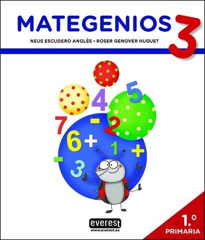 MATEGENIOS 3 | 9788428343749 | ESCUDERO ANGLÈS,NEUS/GENOVER HUGUET,ROSER | Libreria Geli - Librería Online de Girona - Comprar libros en catalán y castellano