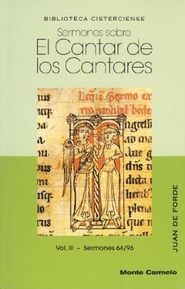 SERMONES SOBRE EL CANTAR DE LOS CANTARES-3 | 9788472399143 | DE FORDE,JUAN | Llibreria Geli - Llibreria Online de Girona - Comprar llibres en català i castellà