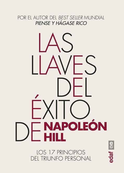 LAS LLAVES DEL ÉXITO DE NAPOLEÓN HILL.LOS 17 PRINCIPIOS DEL TRIUNFO PERSONAL | 9788441440685 | HILL,NAPOLEÓN | Llibreria Geli - Llibreria Online de Girona - Comprar llibres en català i castellà