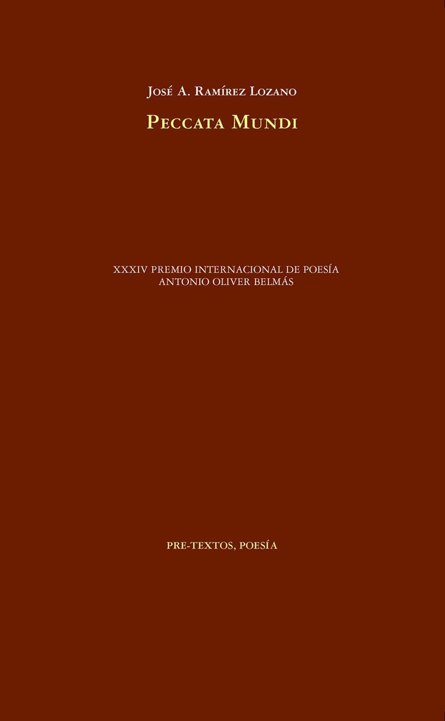 PECCATA MUNDI | 9788418178641 | RAMÍREZ LOZANO,JOSÉ A. | Llibreria Geli - Llibreria Online de Girona - Comprar llibres en català i castellà