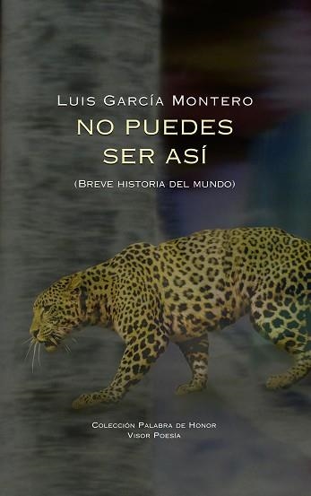 NO PUEDES SER ASÍ(BREVE HISTORIA DEL MUNDO) | 9788498956368 | GARCÍA MONTERO,LUIS | Llibreria Geli - Llibreria Online de Girona - Comprar llibres en català i castellà