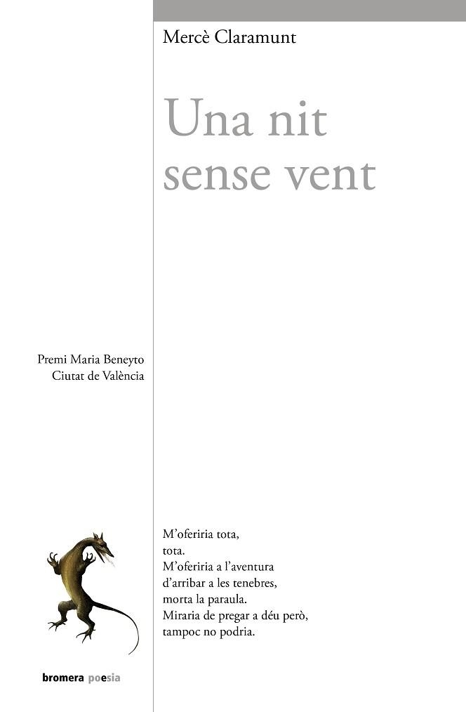 UNA NIT SENSE VENT | 9788413581576 | CLARAMUNT,MERCÉ | Llibreria Geli - Llibreria Online de Girona - Comprar llibres en català i castellà