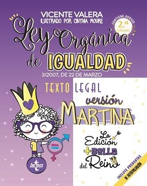 LEY ORGÁNICA DE IGUALDAD.VERSIÓN MARTINA(3/2007, DE 22 DE MARZO. TEXTO LEGAL. INCLUYE AUDIOS Y PREGUNTAS DE AUTOEVALUACIÓ) | 9788430982165 | VALERA,VICENTE | Llibreria Geli - Llibreria Online de Girona - Comprar llibres en català i castellà