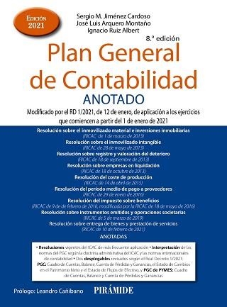 PLAN GENERAL DE CONTABILIDAD ANOTADO | 9788436844825 | JIMÉNEZ CARDOSO,SERGIO M./ARQUERO MONTAÑO,JOSÉ LUIS/RUIZ ALBERT,IGNACIO | Llibreria Geli - Llibreria Online de Girona - Comprar llibres en català i castellà