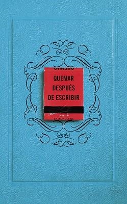 QUEMAR DESPUÉS DE ESCRIBIR | 9788491295938 | JONES,SHARON | Llibreria Geli - Llibreria Online de Girona - Comprar llibres en català i castellà