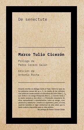 DE SENECTUTE | 9788418236976 | CICERÓN,MARCO TULIO | Llibreria Geli - Llibreria Online de Girona - Comprar llibres en català i castellà