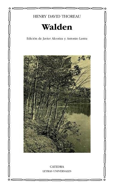 WALDEN | 9788437622125 | THOREAU,HENRY D. | Llibreria Geli - Llibreria Online de Girona - Comprar llibres en català i castellà