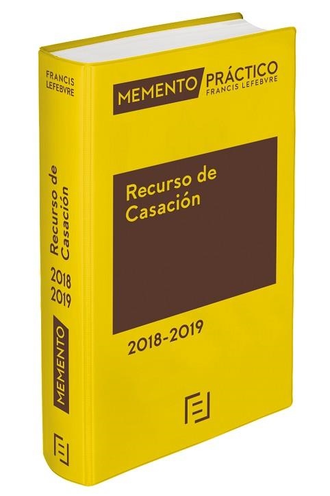 MEMENTO PRÁCTICO RECURSO DE CASACIÓN(EDICIÓN 2018-2019) | 9788417162283 |   | Llibreria Geli - Llibreria Online de Girona - Comprar llibres en català i castellà