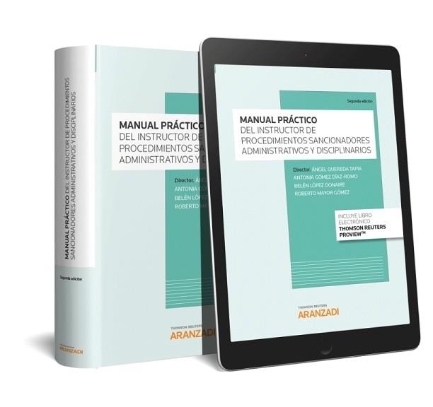 MANUAL PRÁCTICO DEL INSTRUCTOR DE LOS PROCEDIMIENTOS SANCIONADORES ADMINISTRATIV | 9788491770046 | GÓMEZ DÍAZ-ROMO,ANTONIA/LÓPEZ DONAIRE,BELÉN/MAYOR GÓMEZ,ROBERTO/QUEREDA TAPIA, ÁNGEL | Llibreria Geli - Llibreria Online de Girona - Comprar llibres en català i castellà