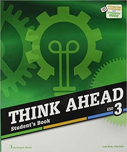 THINK AHEAD-3(ESO.STUDENT'S BOOK) | 9789925300846 | Llibreria Geli - Llibreria Online de Girona - Comprar llibres en català i castellà