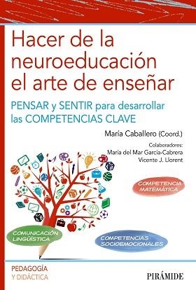 HACER DE LA NEUROEDUCACIÓN EL ARTE DE ENSEÑAR.PENSAR Y SENTIR PARA DESARROLLAR LAS COMPETENCIAS CLAVE | 9788436844689 | CABALLERO,MARÍA/GARCÍA CABRERA,MARÍA DEL MAR/LLORENT,VICENTE J. | Llibreria Geli - Llibreria Online de Girona - Comprar llibres en català i castellà