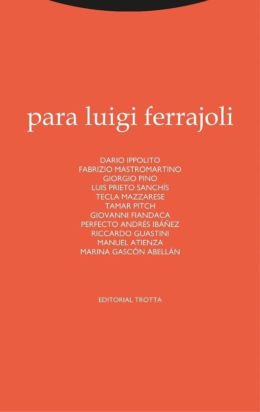 PARA LUIGI FERRAJOLI | 9788413640259 | A.A.D.D. | Llibreria Geli - Llibreria Online de Girona - Comprar llibres en català i castellà