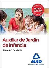 AUXILIAR DE JARDÍN DE INFANCIA(TEMARIO GENERAL) | 9788414209493 | CLAVIJO GAMERO,ROCÍO/JUNQUERA VELASCO,CARMEN ROSA | Llibreria Geli - Llibreria Online de Girona - Comprar llibres en català i castellà