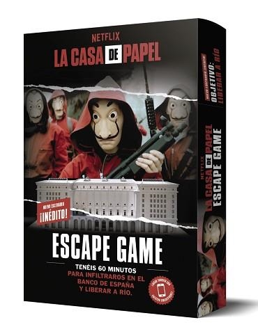 LA CASA DE PAPEL.ESCAPE GAME.OBJETIVO:LIBERAR A RÍO | 9788418100925 | TRENTI,NICOLAS | Llibreria Geli - Llibreria Online de Girona - Comprar llibres en català i castellà