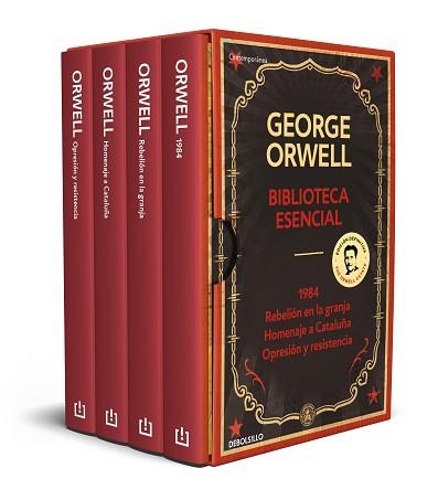 BIBLIOTECA ESENCIAL GEORGE ORWELL(1984/REBELIÓN EN LA GRANJA/HOMENAJE A CATALUÑA) | 9788466357777 | ORWELL,GEORGE | Libreria Geli - Librería Online de Girona - Comprar libros en catalán y castellano