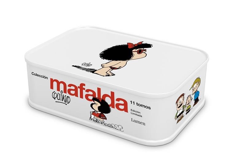 COLECCIÓN MAFALDA.11 TOMOS EN UNA LATA (EDICIÓN LIMITADA) | 9788426410566 | QUINO | Libreria Geli - Librería Online de Girona - Comprar libros en catalán y castellano