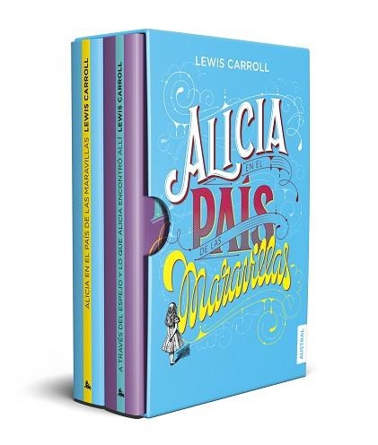 ALICIA EN EL PAÍS DE LAS MARAVILLAS/A TRAVÉS DEL ESPEJO (ESTUCHE) | 9788408249887 | CARROLL,LEWIS | Llibreria Geli - Llibreria Online de Girona - Comprar llibres en català i castellà