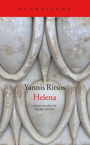 HELENA | 9788418370762 | RITSOS,YANNIS | Llibreria Geli - Llibreria Online de Girona - Comprar llibres en català i castellà