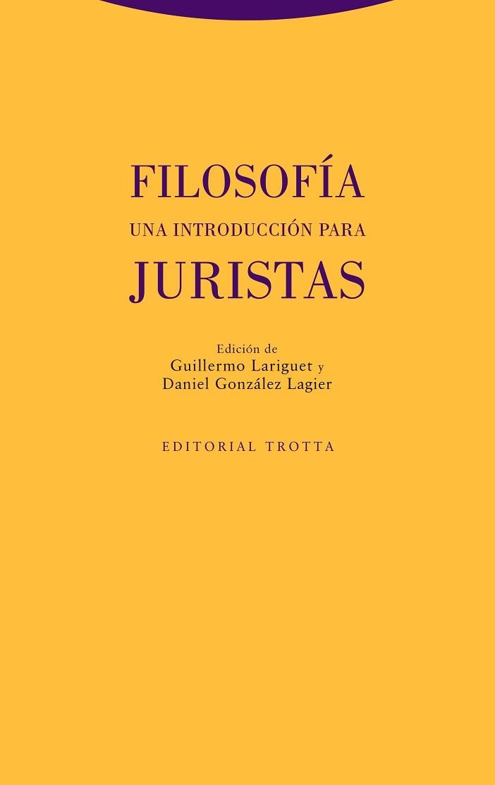 FILOSOFÍA.UNA INTRODUCCIÓN PARA JURISTAS | 9788413640549 |   | Llibreria Geli - Llibreria Online de Girona - Comprar llibres en català i castellà