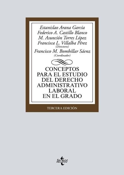 CONCEPTOS PARA EL ESTUDIO DEL DERECHO ADMINISTRATIVO LABORAL EN EL GRADO | 9788430982257 | A.A.D.D. | Llibreria Geli - Llibreria Online de Girona - Comprar llibres en català i castellà