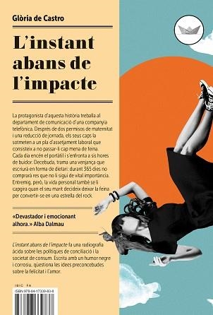 L'INSTANT ABANS DE L'IMPACTE(GUANYADORA PREMI LLIBRETER DE LITERATURA CATALANA 2022) | 9788417339838 | DE CASTRO,GLÒRIA | Llibreria Geli - Llibreria Online de Girona - Comprar llibres en català i castellà