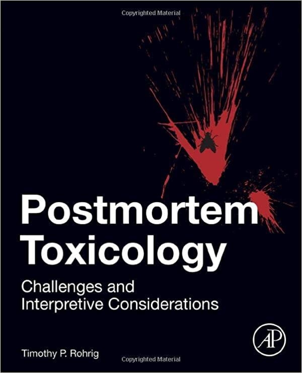 POSTMORTEM TOXICOLOGY.CHALLENGES AND INTERPRETATIVE CONSIDERATIONS | 9780128151631 | ROHRIG,TIMOTHY | Libreria Geli - Librería Online de Girona - Comprar libros en catalán y castellano